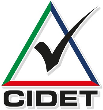 Símbolo CIDET de certificación de producto, certificado No. 05702 — postes de concreto centrifugado PRECOLL S.A.S.